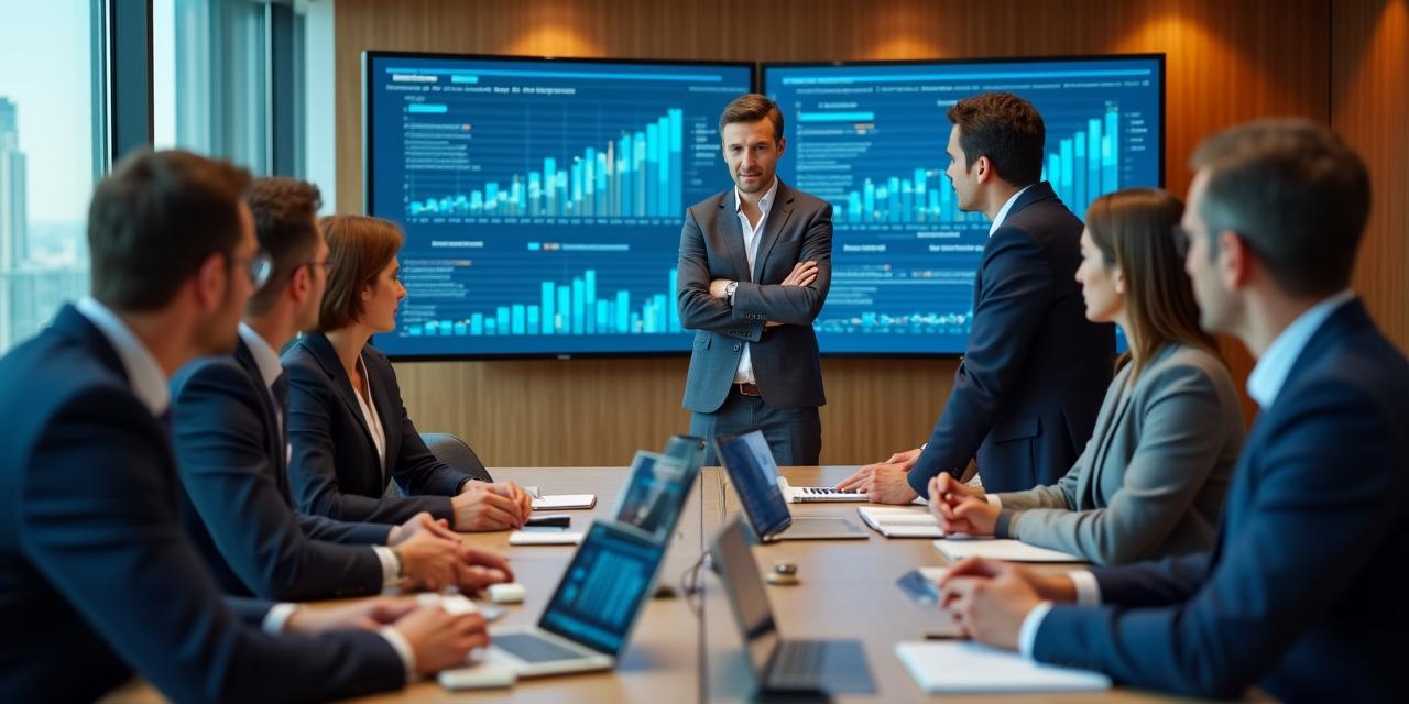 Strategic business planning session with professional team analysis